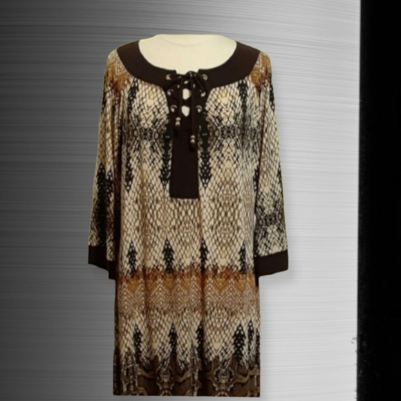 Curations Dresses & Skirts - Curations Snake Skin Animal Print Dress